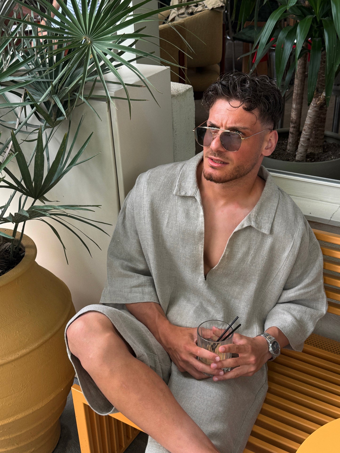 Men's Premium Linen Set