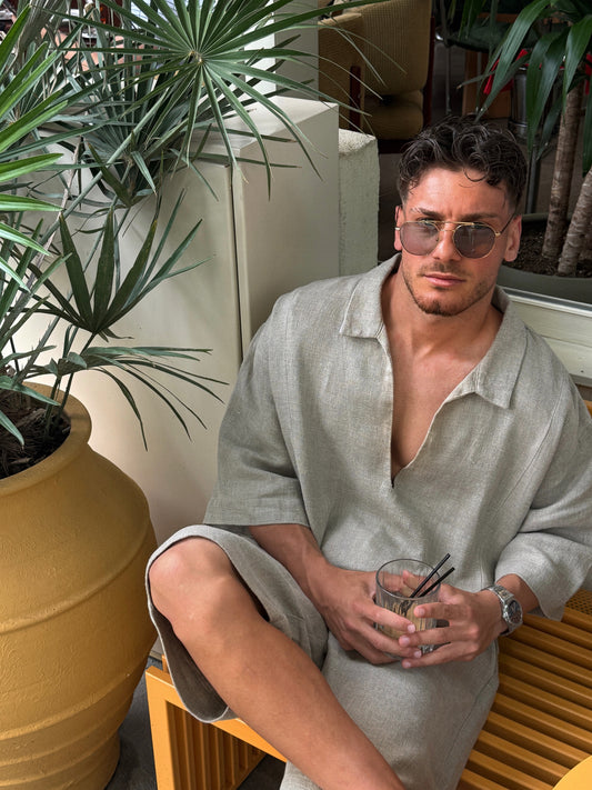 Men's Premium Linen Set